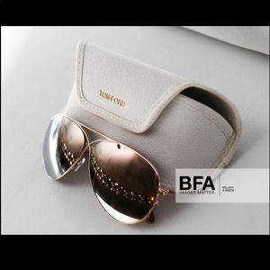 Tom Ford “Stevie” aviator polarized sunglasses